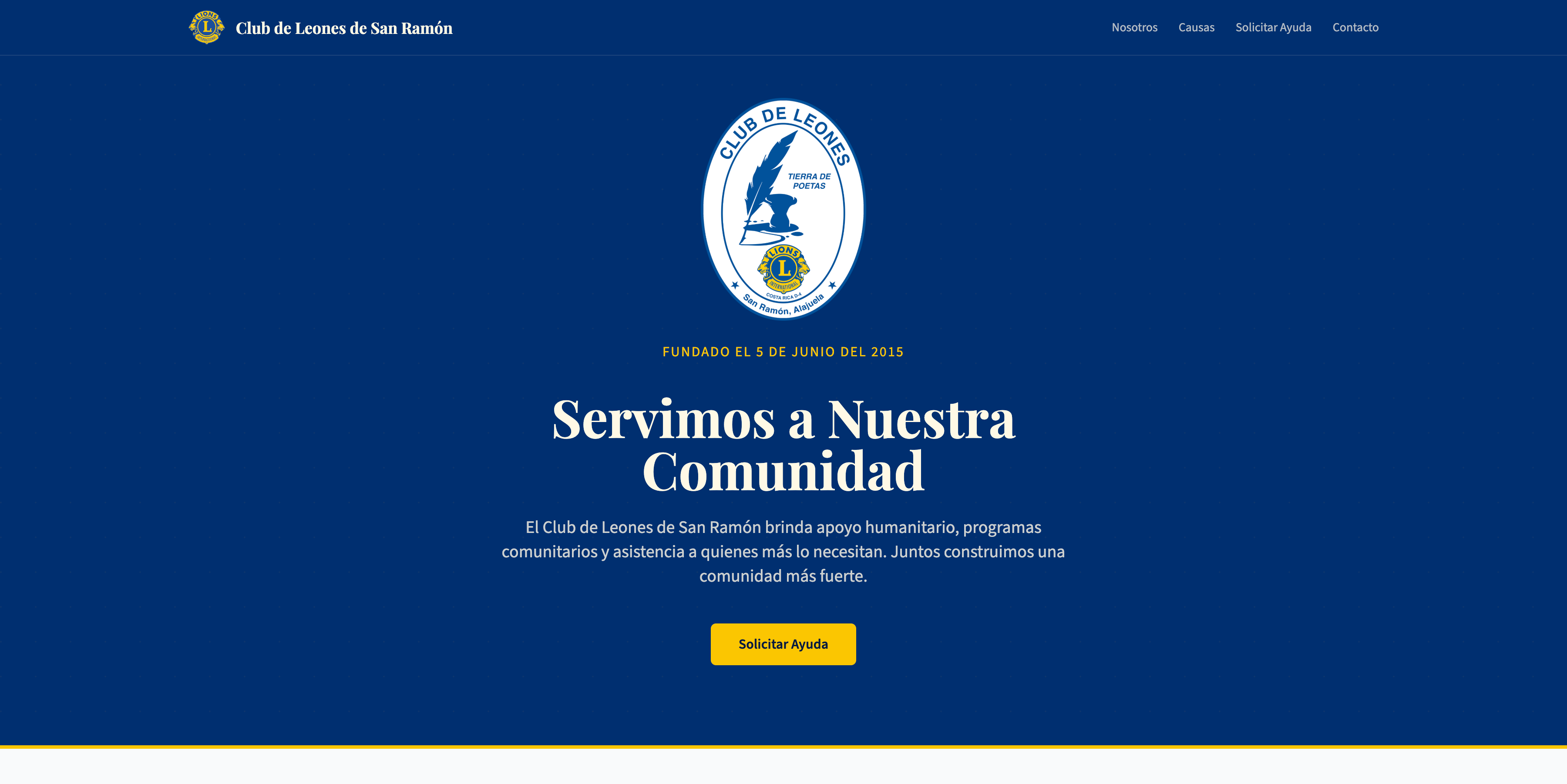 Club de Leones · San Ramón